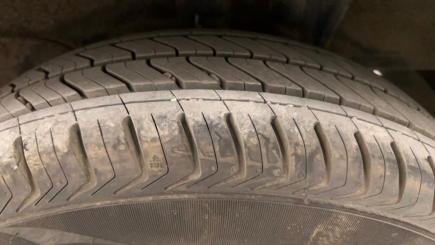Used 2019 Hyundai Santro Sportz Petrol Manual tyres LEFT REAR TYRE TREAD VIEW