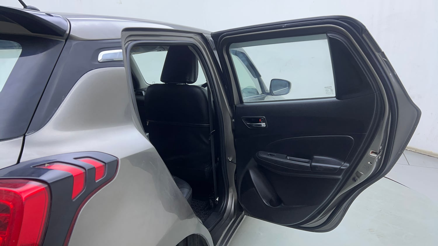 Used 2022 Maruti Suzuki Swift VXi Petrol Manual interior RIGHT REAR DOOR OPEN VIEW