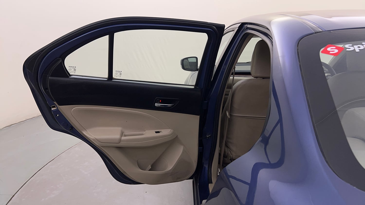 Used 2017 Maruti Suzuki Dzire VXi AMT Petrol Automatic interior LEFT REAR DOOR OPEN VIEW