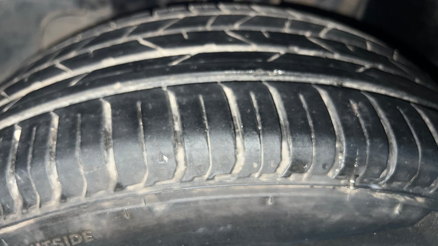 Used 2019 Tata Nexon XMA Petrol Petrol Automatic tyres LEFT FRONT TYRE TREAD VIEW