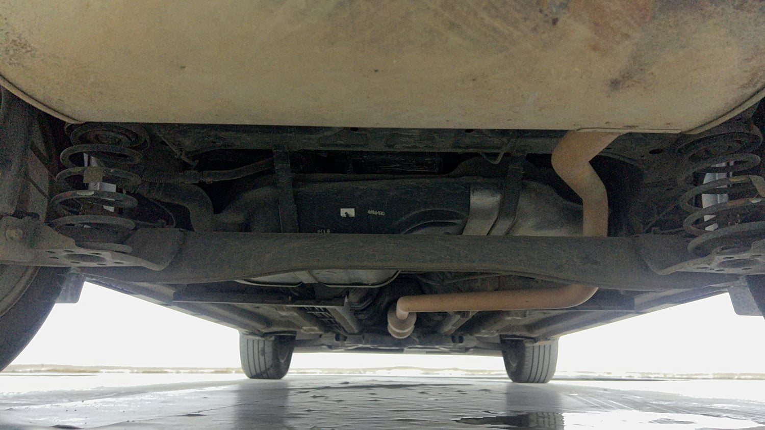 Used 2020 kia Seltos HTX IVT 1.5 Petrol Automatic extra REAR UNDERBODY VIEW (TAKEN FROM REAR)