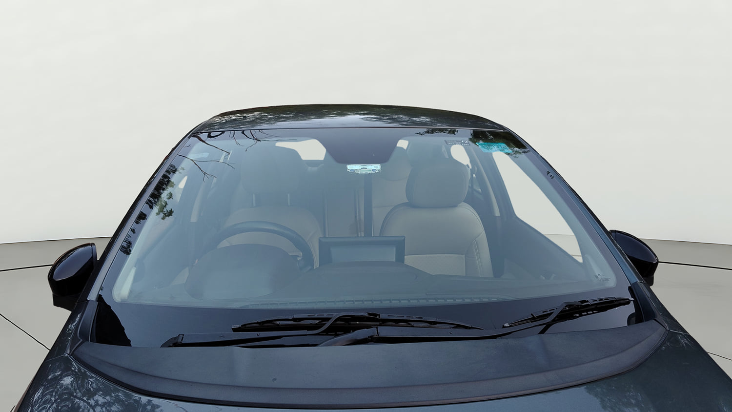 Used 2025 Tata Tigor XZ Plus LUX Petrol Manual exterior FRONT WINDSHIELD VIEW
