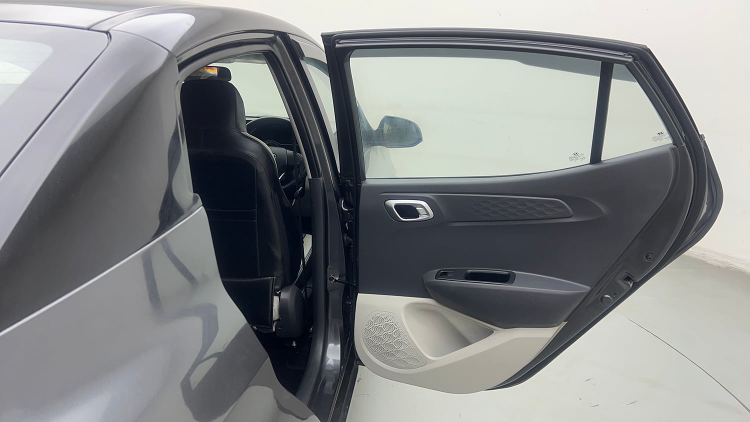 Used 2023 Hyundai Aura SX 1.2 Petrol Petrol Manual interior RIGHT REAR DOOR OPEN VIEW