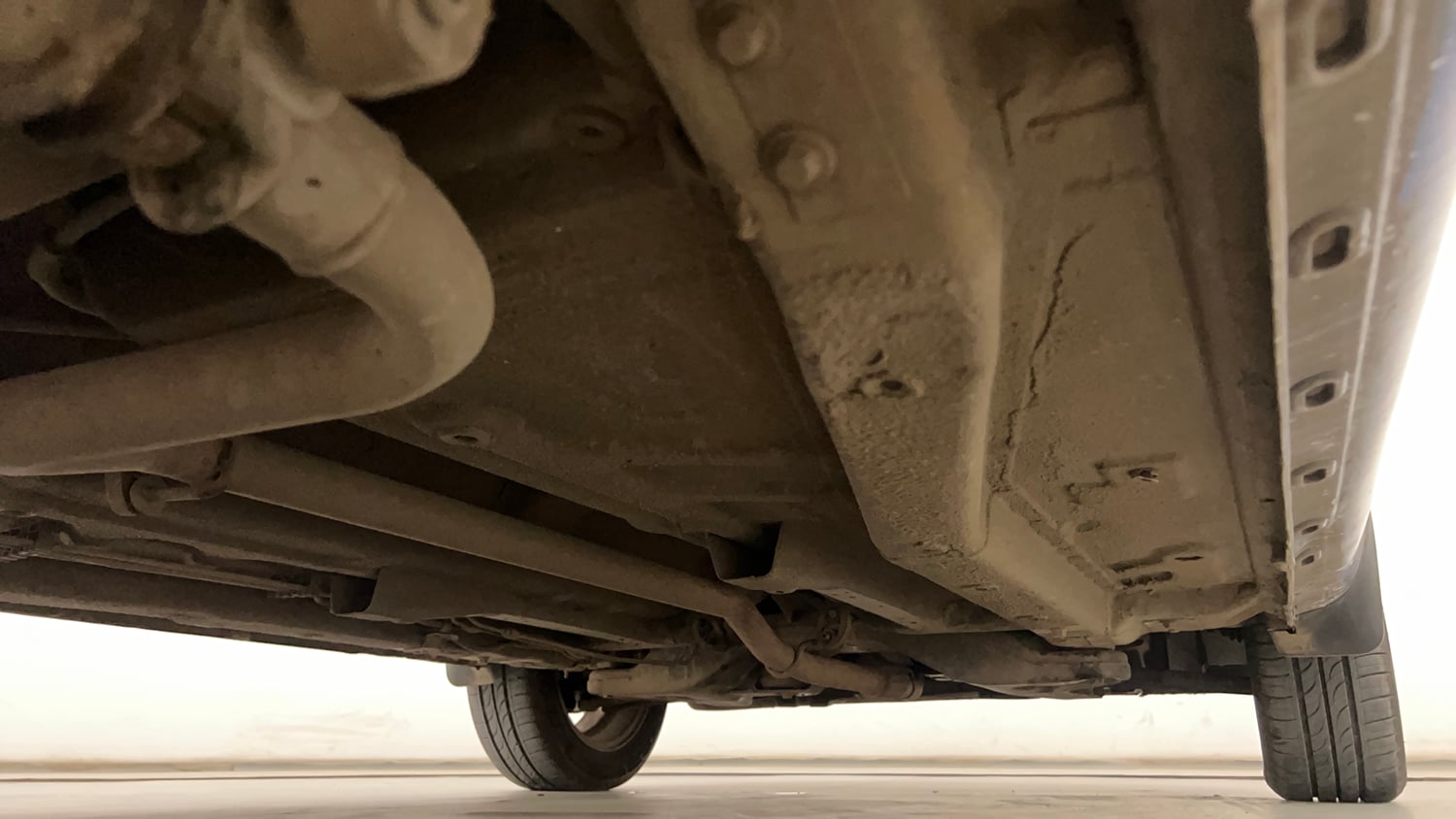 Used 2020 Tata Zest XT Petrol Petrol Manual extra REAR RIGHT UNDERBODY VIEW