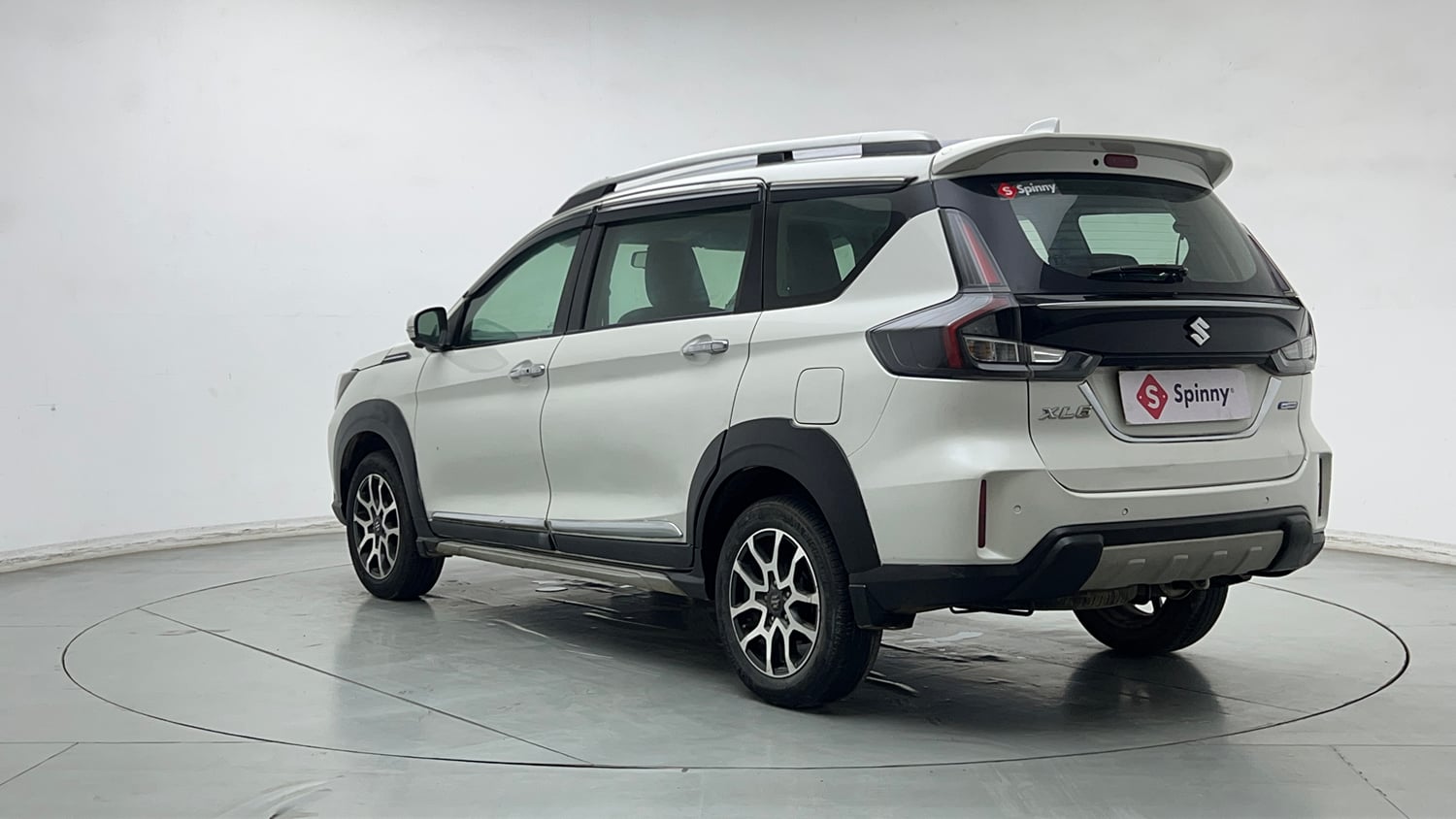 Used 2022 Maruti Suzuki XL6 Alpha Plus MT Petrol Petrol Manual exterior LEFT REAR CORNER VIEW