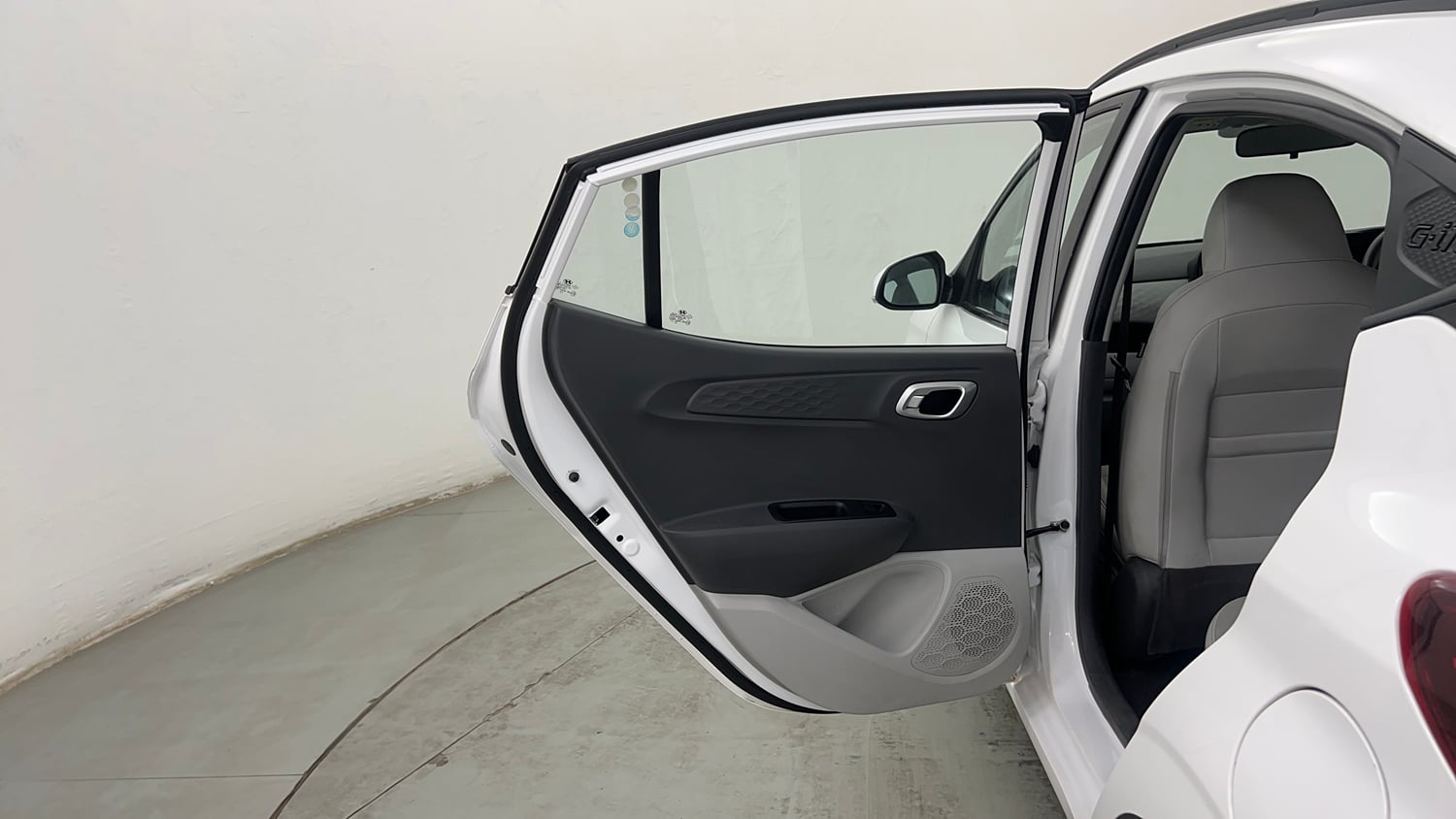 Used 2024 Hyundai Grand i10 Nios Asta 1.2 Kappa AMT Petrol Automatic interior LEFT REAR DOOR OPEN VIEW