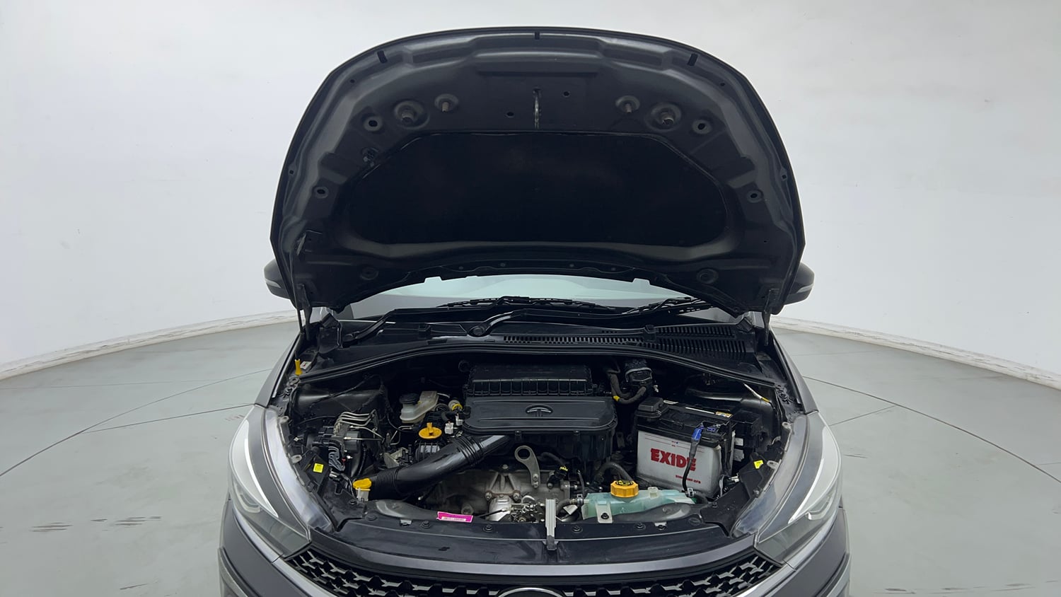 Used 2021 Tata Tigor XZ Plus Petrol Manual engine ENGINE & BONNET OPEN FRONT VIEW