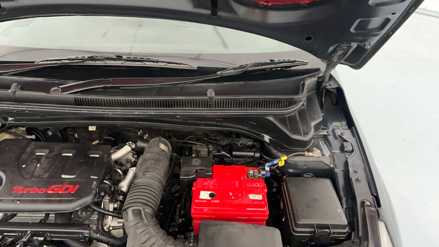 Used 2023 Hyundai i20 N Line N8 1.0 Turbo DCT Petrol Automatic engine ENGINE LEFT SIDE HINGE & APRON VIEW