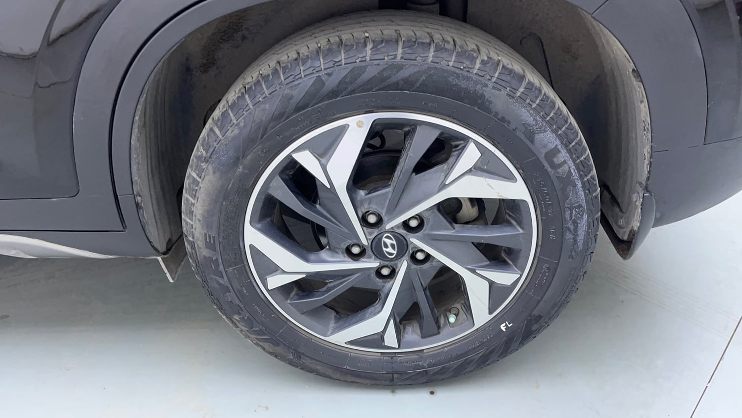 Used 2021 Hyundai Creta SX (O) 1.5 Petrol IVT Petrol Automatic tyres LEFT REAR TYRE RIM VIEW