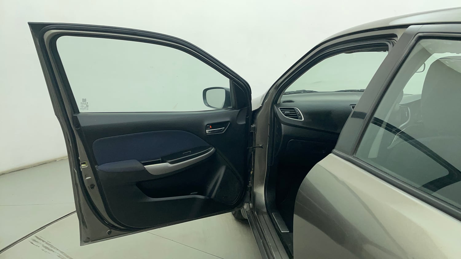 Used 2019 Maruti Suzuki Baleno Delta Petrol Manual interior LEFT FRONT DOOR OPEN VIEW