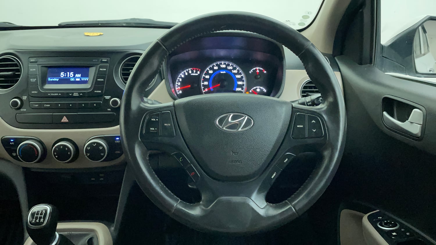 Used 2016 Hyundai Grand i10 Asta 1.2 Kappa VTVT Petrol Manual interior STEERING VIEW