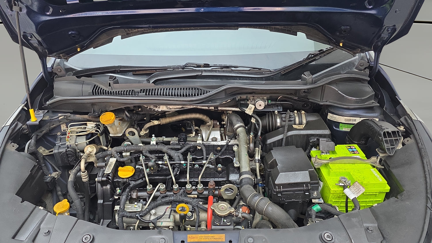 Used 2023 Tata Altroz XZ Diesel Diesel Manual engine ENGINE & BONNET OPEN FRONT VIEW