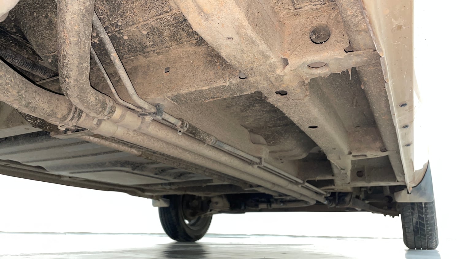 Used 2015 Tata Nano Twist XTA Petrol Automatic extra REAR RIGHT UNDERBODY VIEW