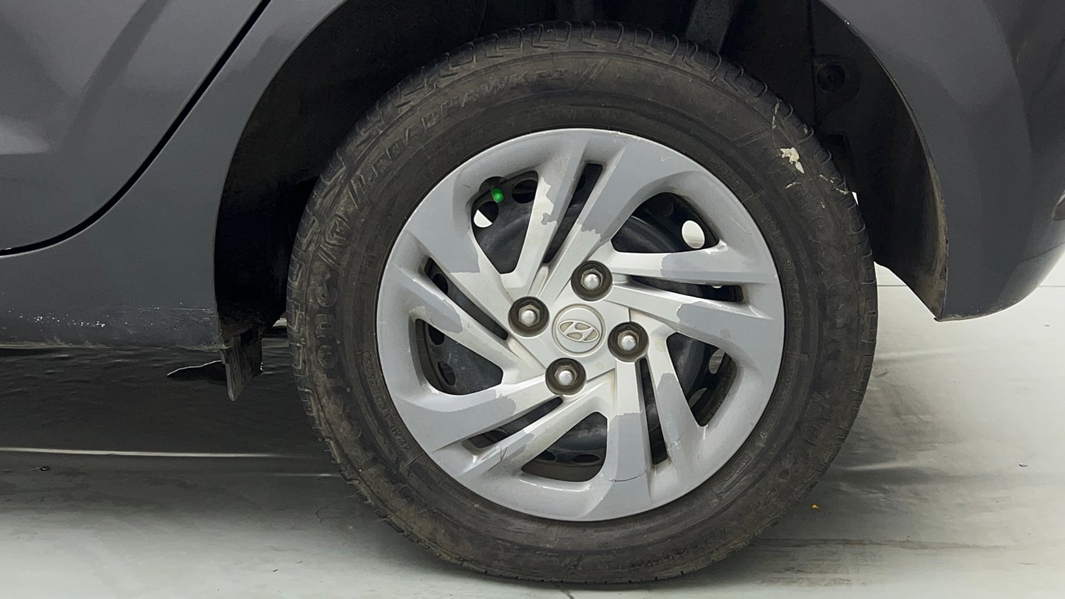 Used 2021 Hyundai Grand i10 Nios Magna 1.2 Kappa VTVT CNG Cng Manual tyres LEFT REAR TYRE RIM VIEW