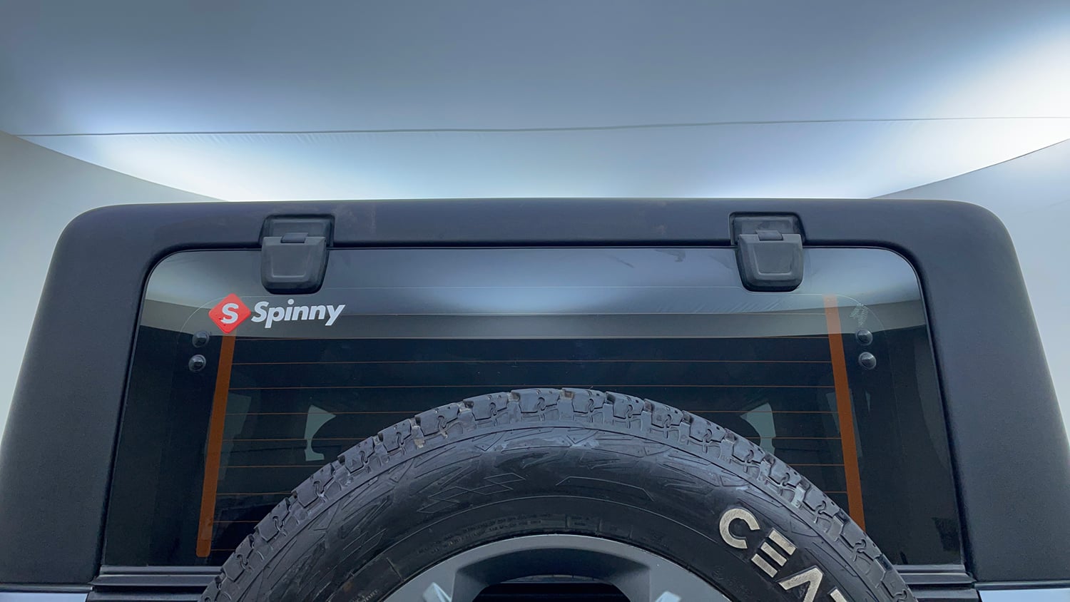 Used 2022 mahindra Thar LX Hard Top Petrol MT 4WD Petrol Manual exterior BACK WINDSHIELD VIEW