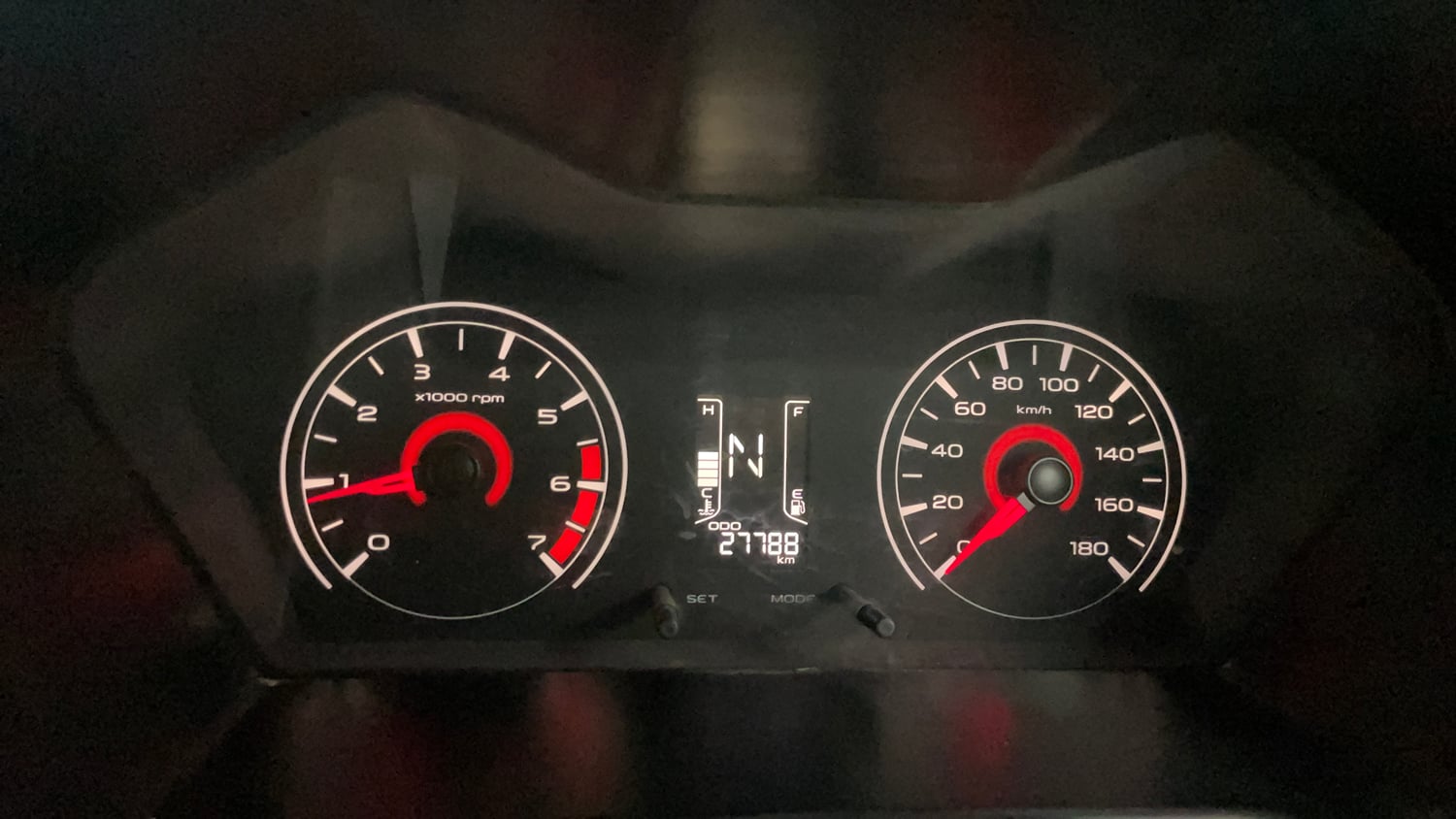 Used 2018 Mahindra KUV100 NXT K2 6 STR Petrol Manual interior CLUSTERMETER VIEW