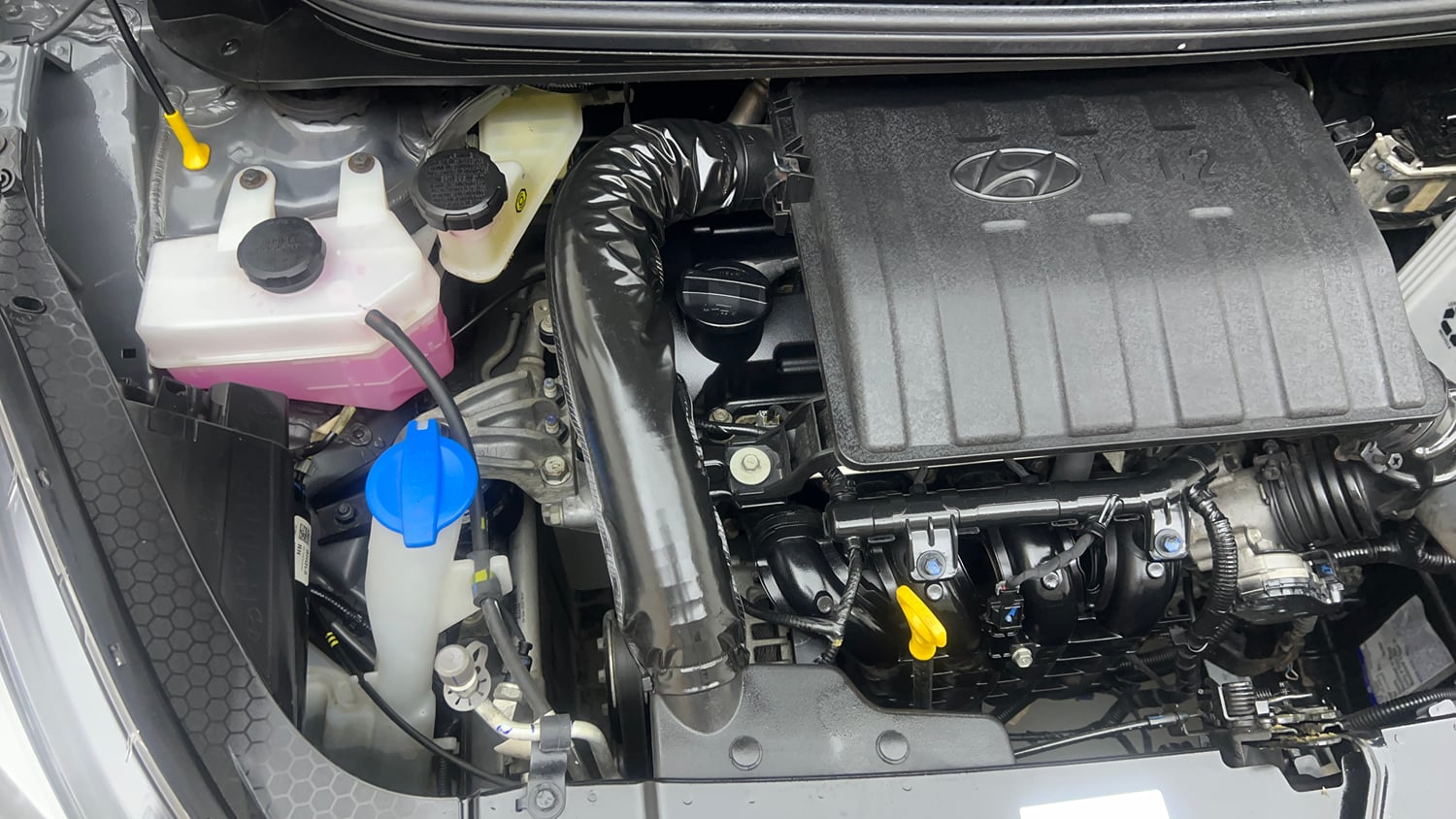 Used 2023 Hyundai Aura SX 1.2 Petrol Petrol Manual engine ENGINE RIGHT SIDE VIEW