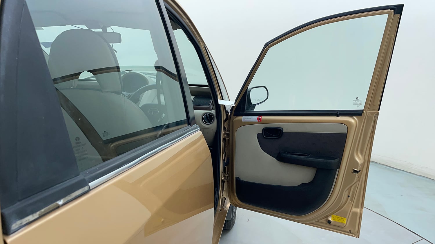 Used 2015 Tata Nano Twist XTA Petrol Automatic interior RIGHT FRONT DOOR OPEN VIEW