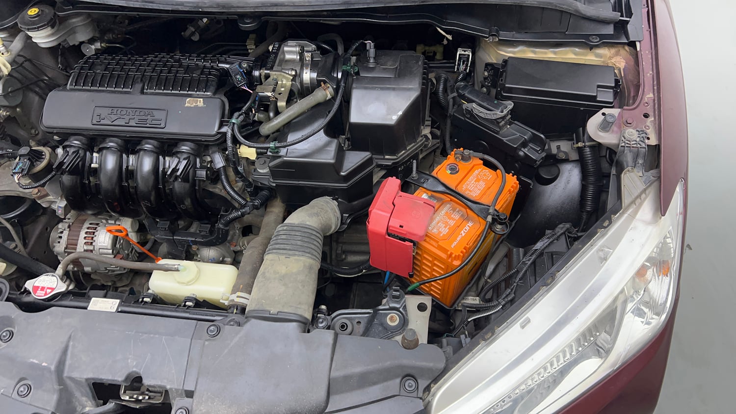 Used 2015 Honda City V Petrol Manual engine ENGINE LEFT SIDE VIEW