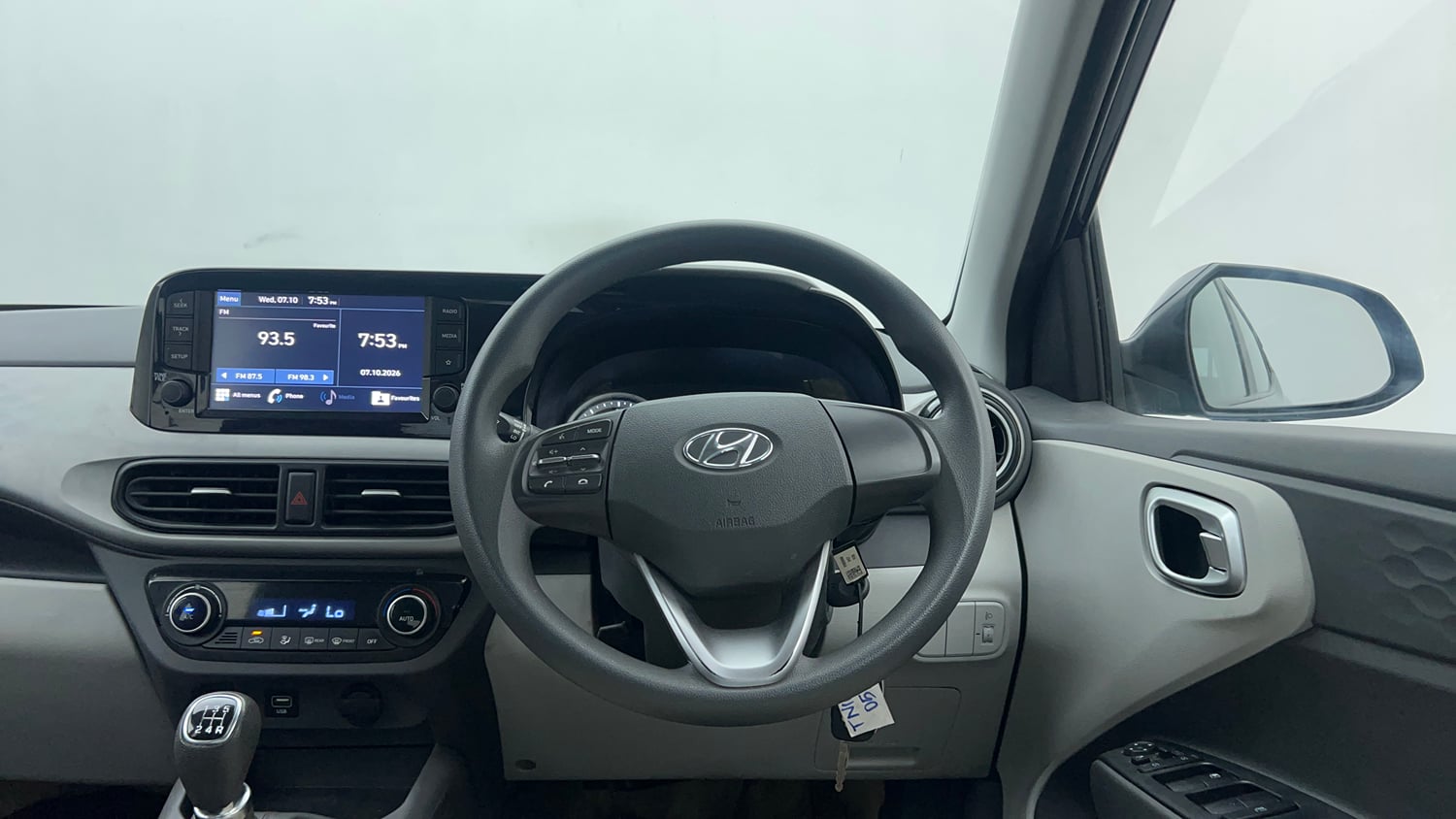 Used 2023 Hyundai Grand i10 Nios Sportz 1.2 Kappa VTVT Petrol Manual interior STEERING VIEW