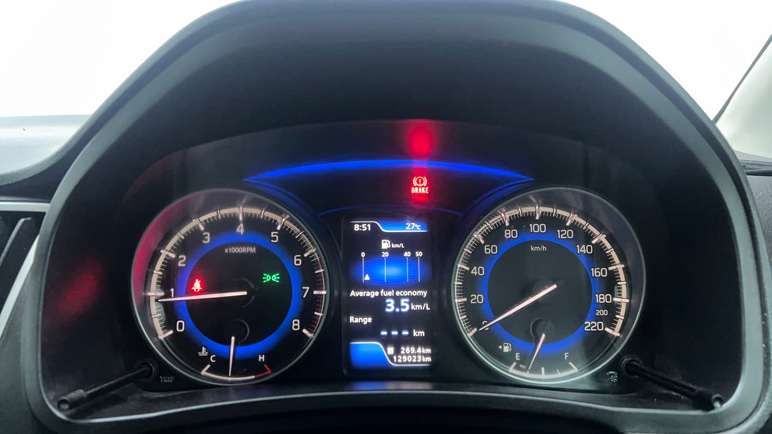 Used 2018 Maruti Suzuki Baleno Alpha 1.2 Petrol Manual interior CLUSTERMETER VIEW