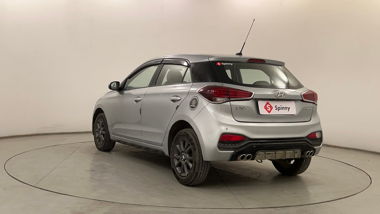 Used 2020 Hyundai Elite i20 Sportz Plus 1.2 Petrol Manual exterior LEFT REAR CORNER VIEW