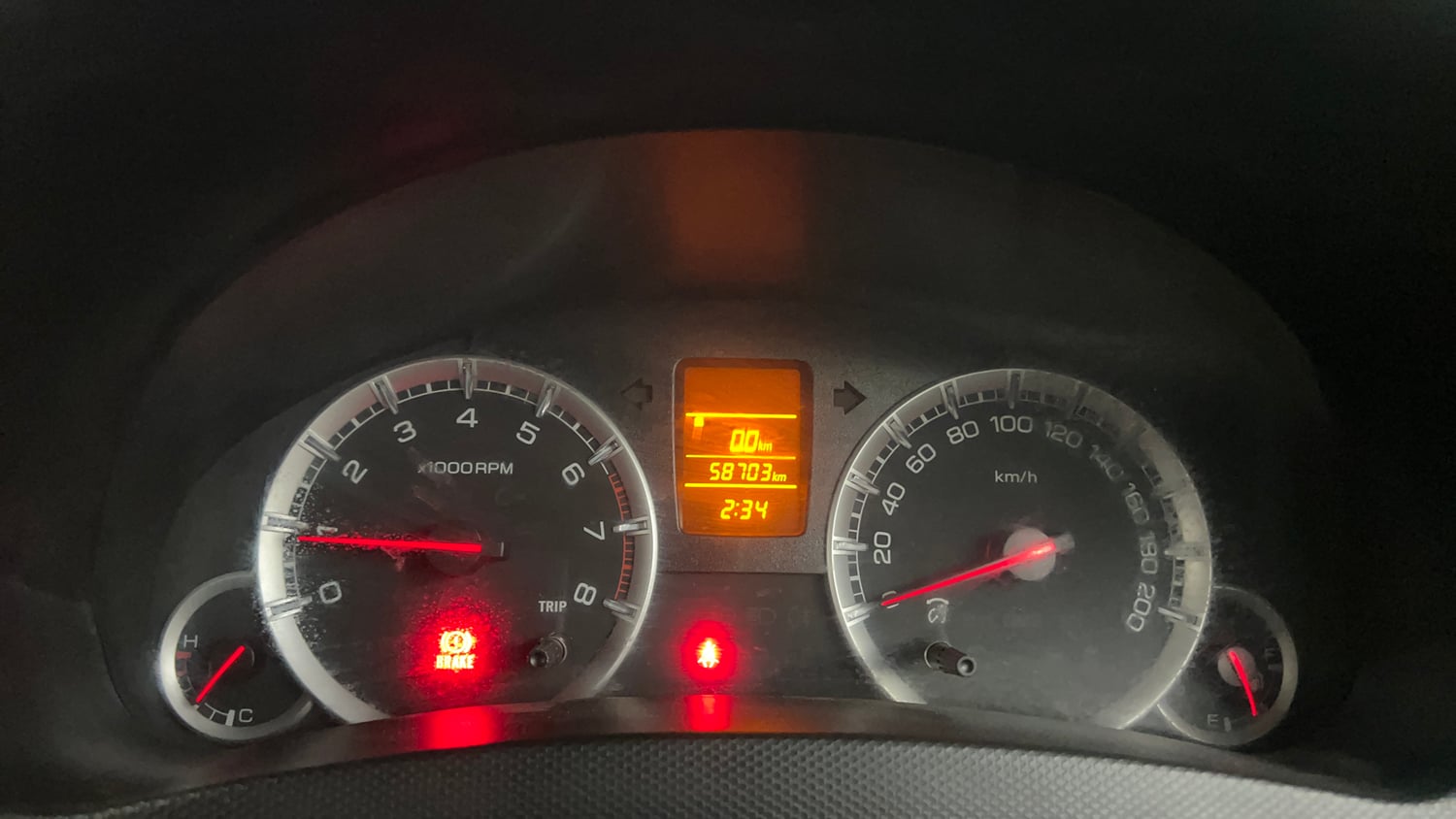 Used 2014 Maruti Suzuki Swift VXi Petrol Manual interior CLUSTERMETER VIEW