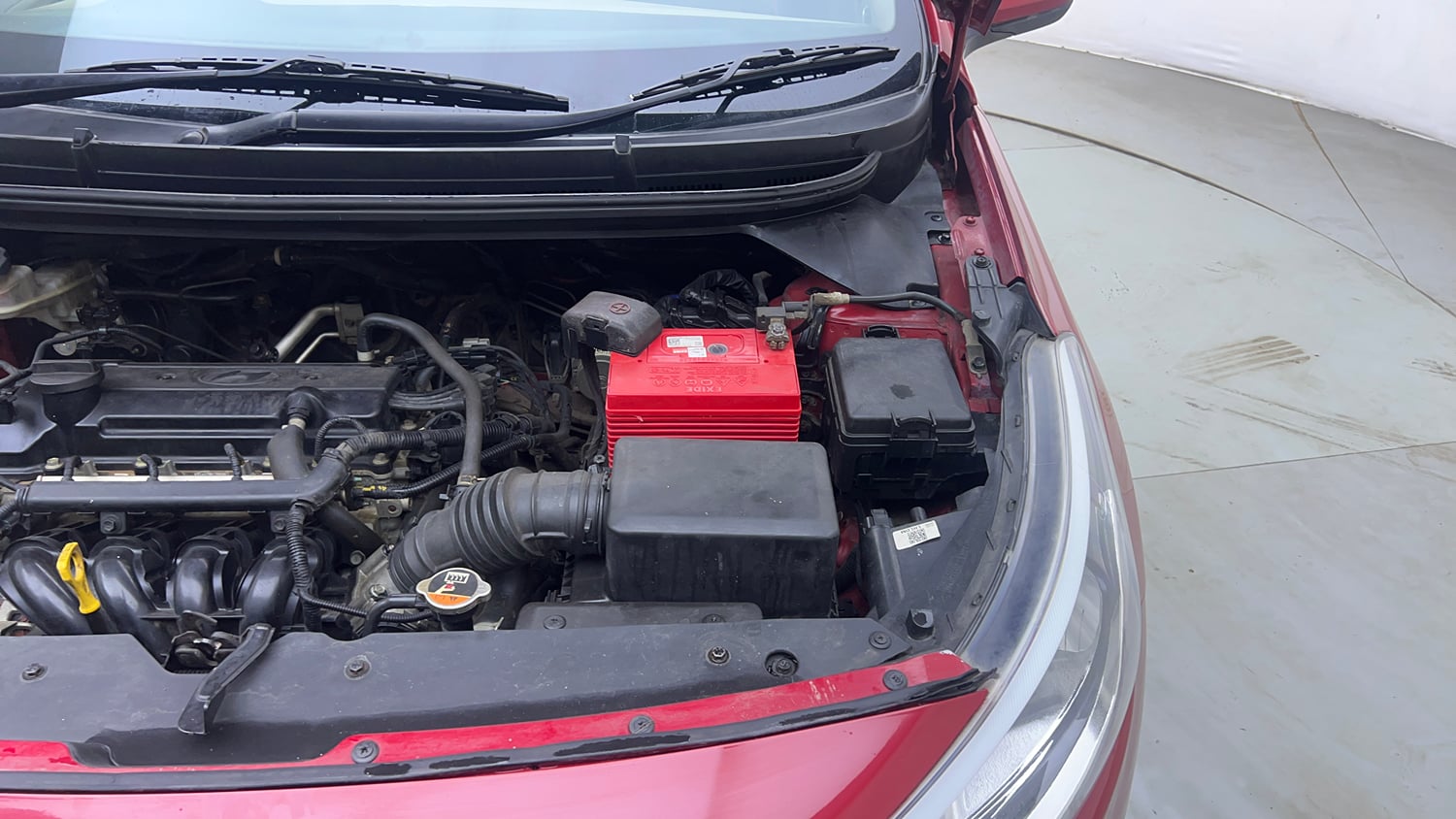 Used 2015 Hyundai Elite i20 Asta 1.2 Petrol Manual engine ENGINE LEFT SIDE VIEW