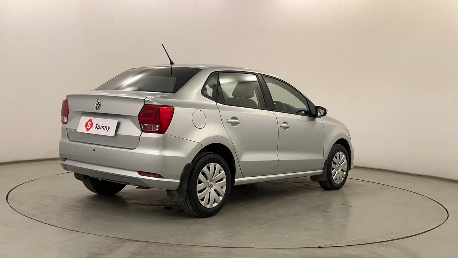 Used 2018 Volkswagen Ameo Comfortline 1.2L (P) Petrol Manual exterior RIGHT REAR CORNER VIEW