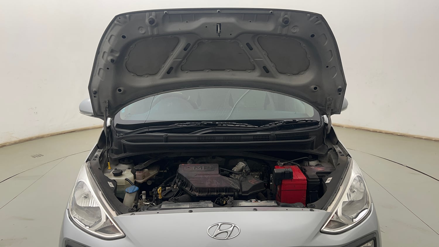 Used 2018 Hyundai Santro Sportz Petrol Manual engine ENGINE & BONNET OPEN FRONT VIEW
