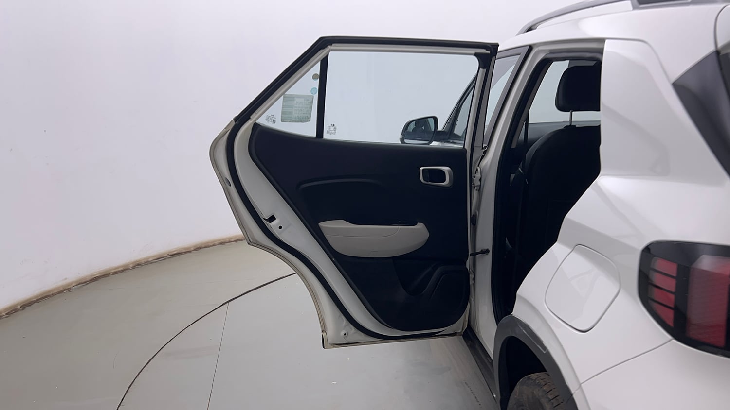 Used 2022 Hyundai Venue SX 1.2 Petrol Petrol Manual interior LEFT REAR DOOR OPEN VIEW