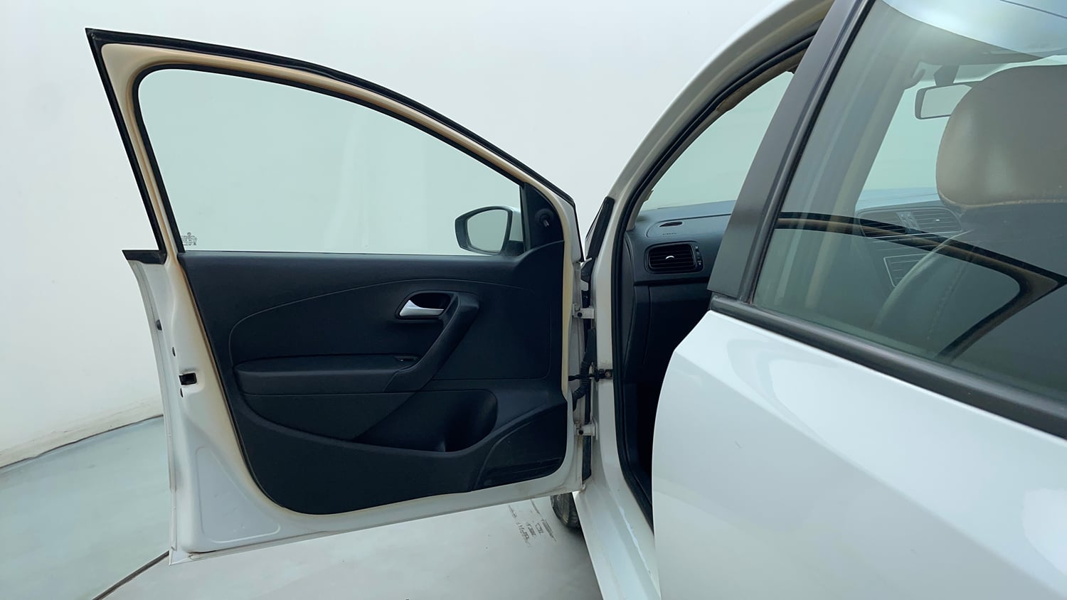 Used 2015 Volkswagen Polo Trendline 1.2L (P) Petrol Manual interior LEFT FRONT DOOR OPEN VIEW