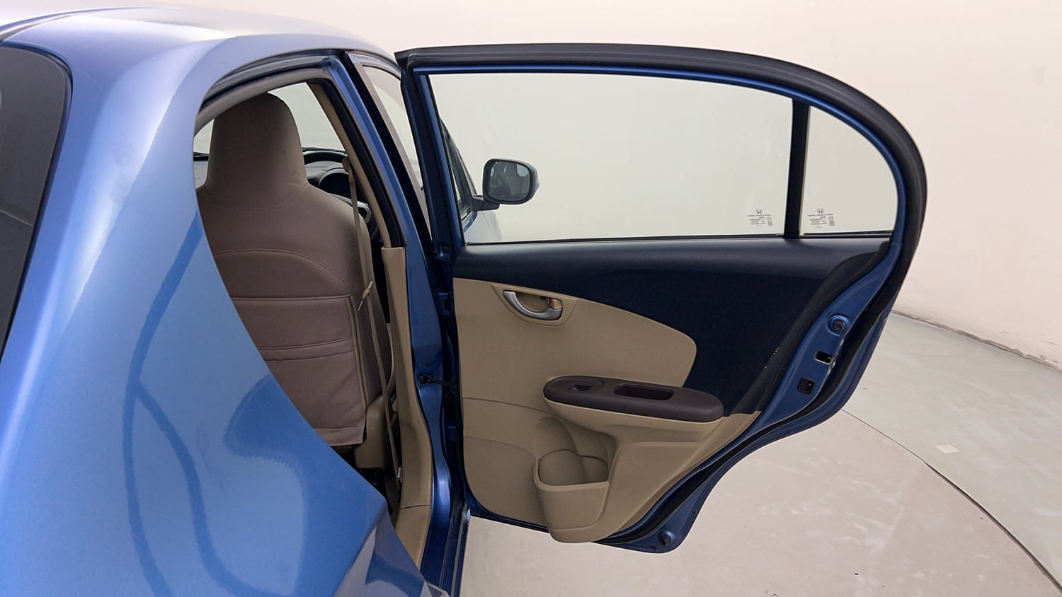 Used 2013 Honda Amaze 1.2 VX AT i-VTEC Petrol Automatic interior RIGHT REAR DOOR OPEN VIEW