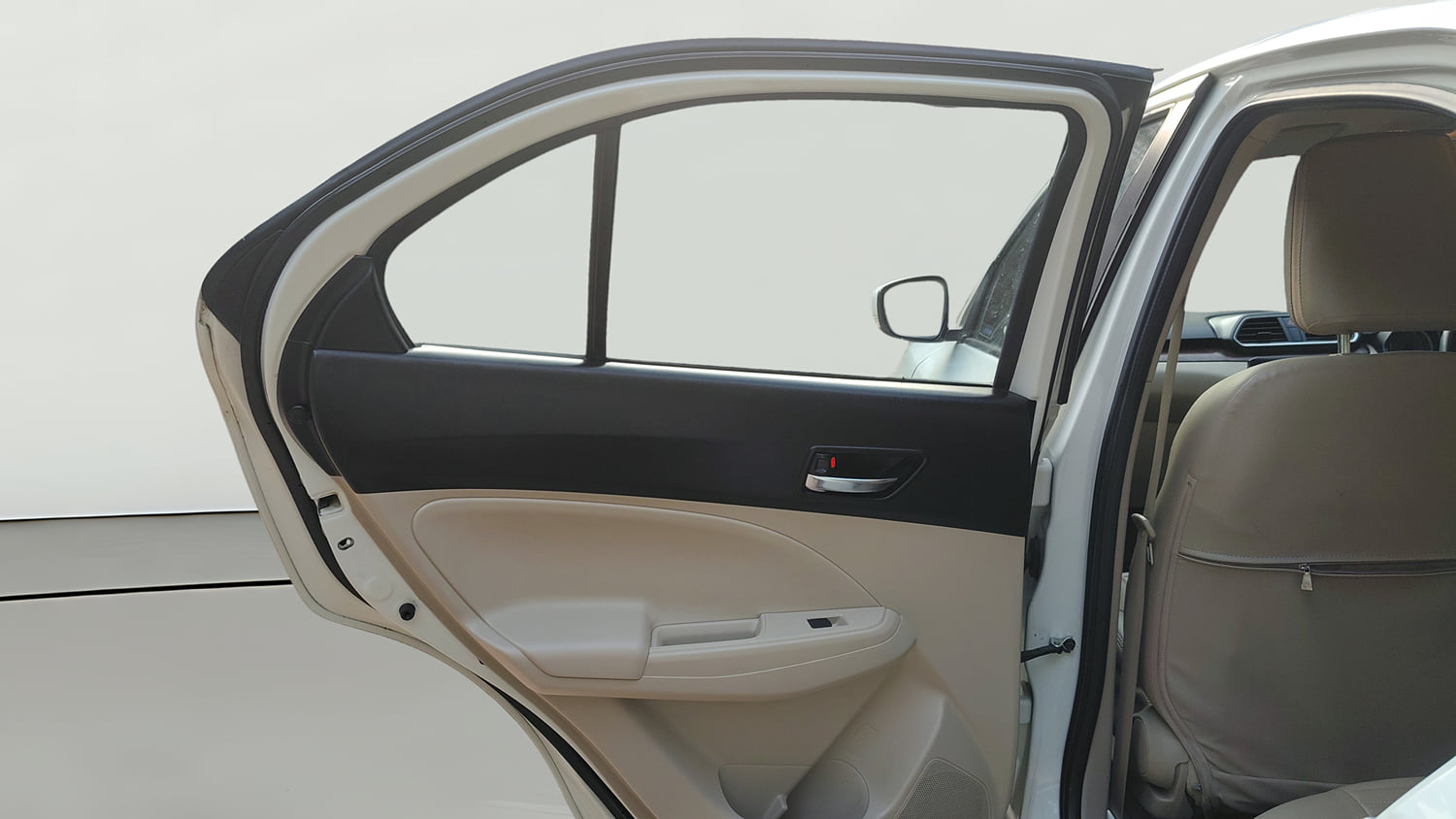 Used 2020 Maruti Suzuki Dzire VXi AMT Petrol Automatic interior LEFT REAR DOOR OPEN VIEW