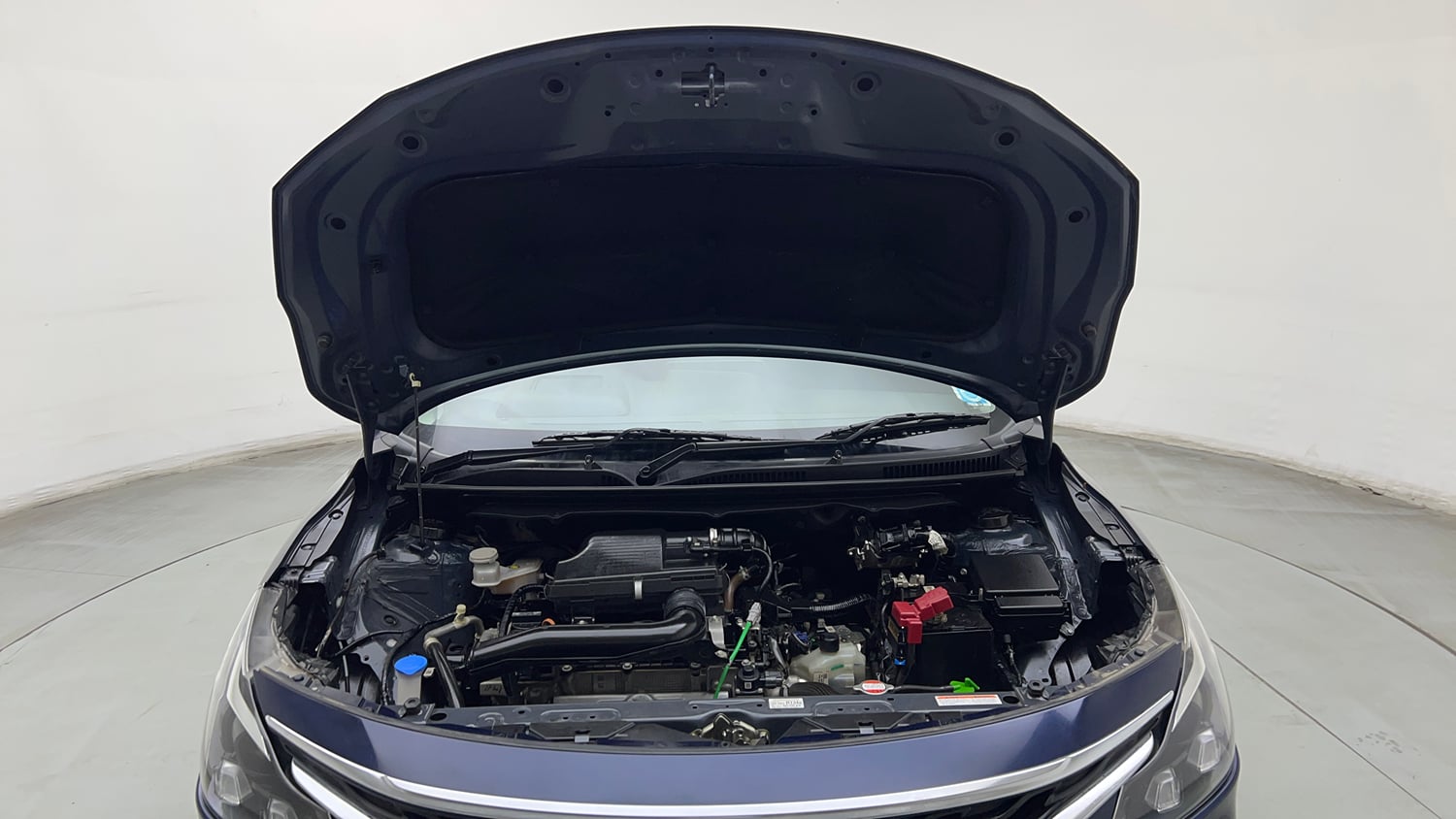 Used 2024 Maruti Suzuki Baleno Alpha AGS Petrol Automatic engine ENGINE & BONNET OPEN FRONT VIEW