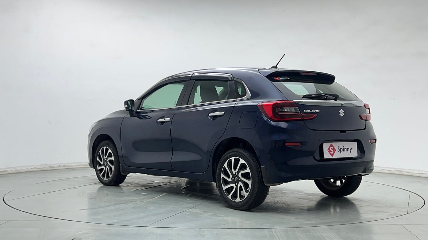 Used 2024 Maruti Suzuki Baleno Alpha AGS Petrol Automatic exterior LEFT REAR CORNER VIEW