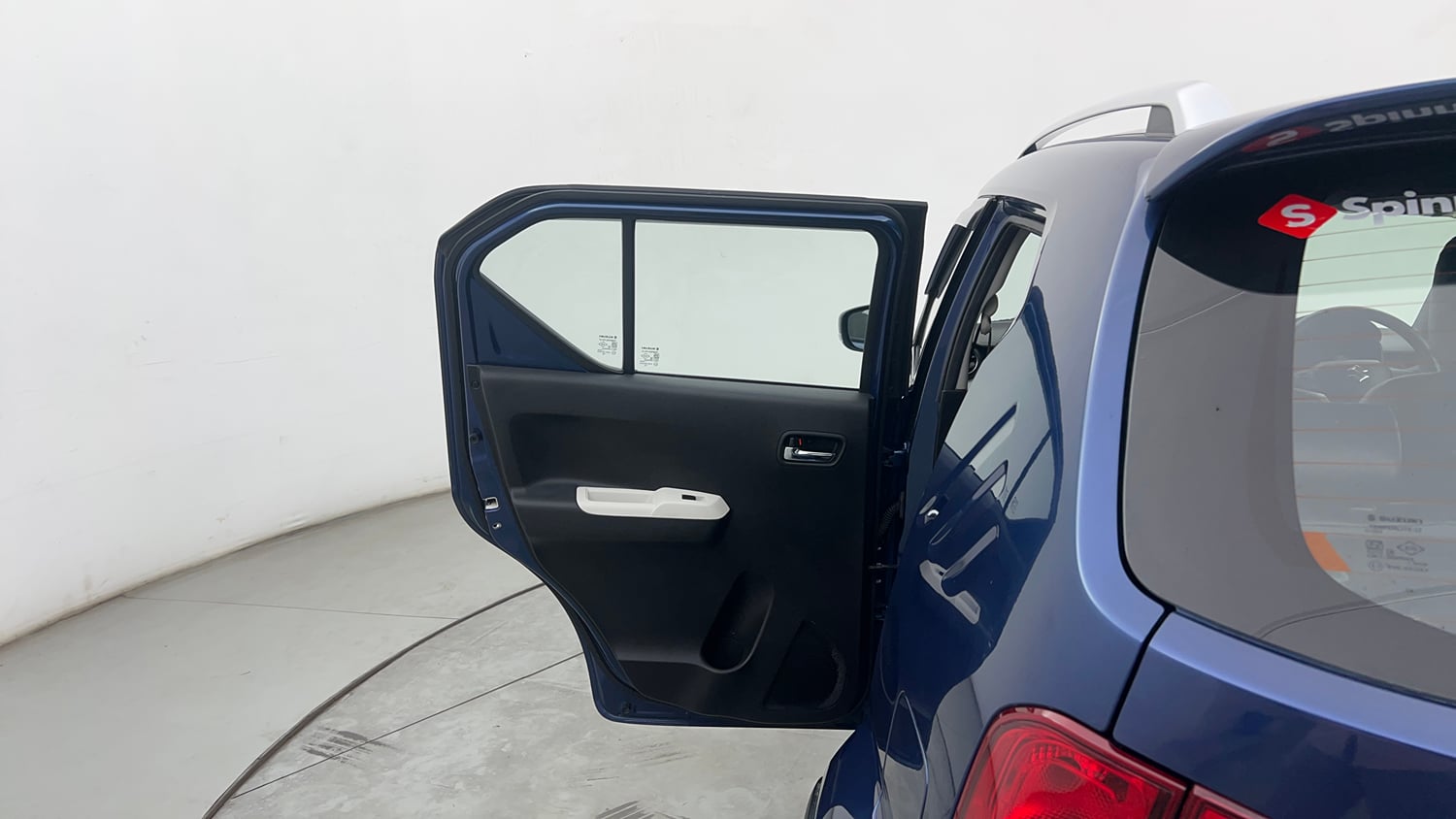 Used 2021 Maruti Suzuki Ignis Zeta 1.2 MT Petrol Manual interior LEFT REAR DOOR OPEN VIEW