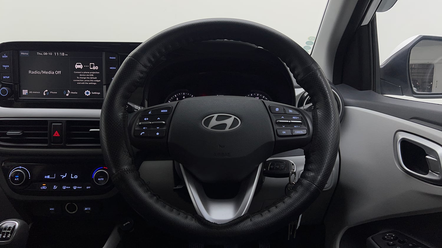 Used 2024 Hyundai Grand i10 Nios Sportz 1.2 Kappa VTVT Petrol Manual interior STEERING VIEW