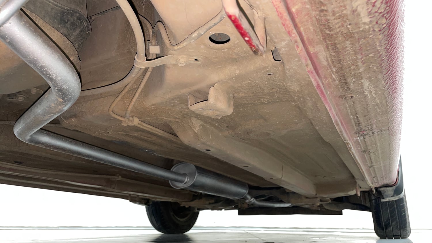 Used 2016 Maruti Suzuki Celerio VXI (O) AMT Petrol Automatic extra REAR RIGHT UNDERBODY VIEW