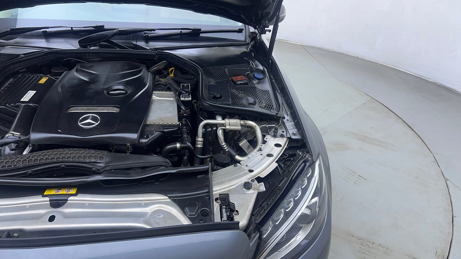 Used 2017 Mercedes-Benz C-Class C 200 Avantgarde Petrol Automatic engine ENGINE LEFT SIDE VIEW