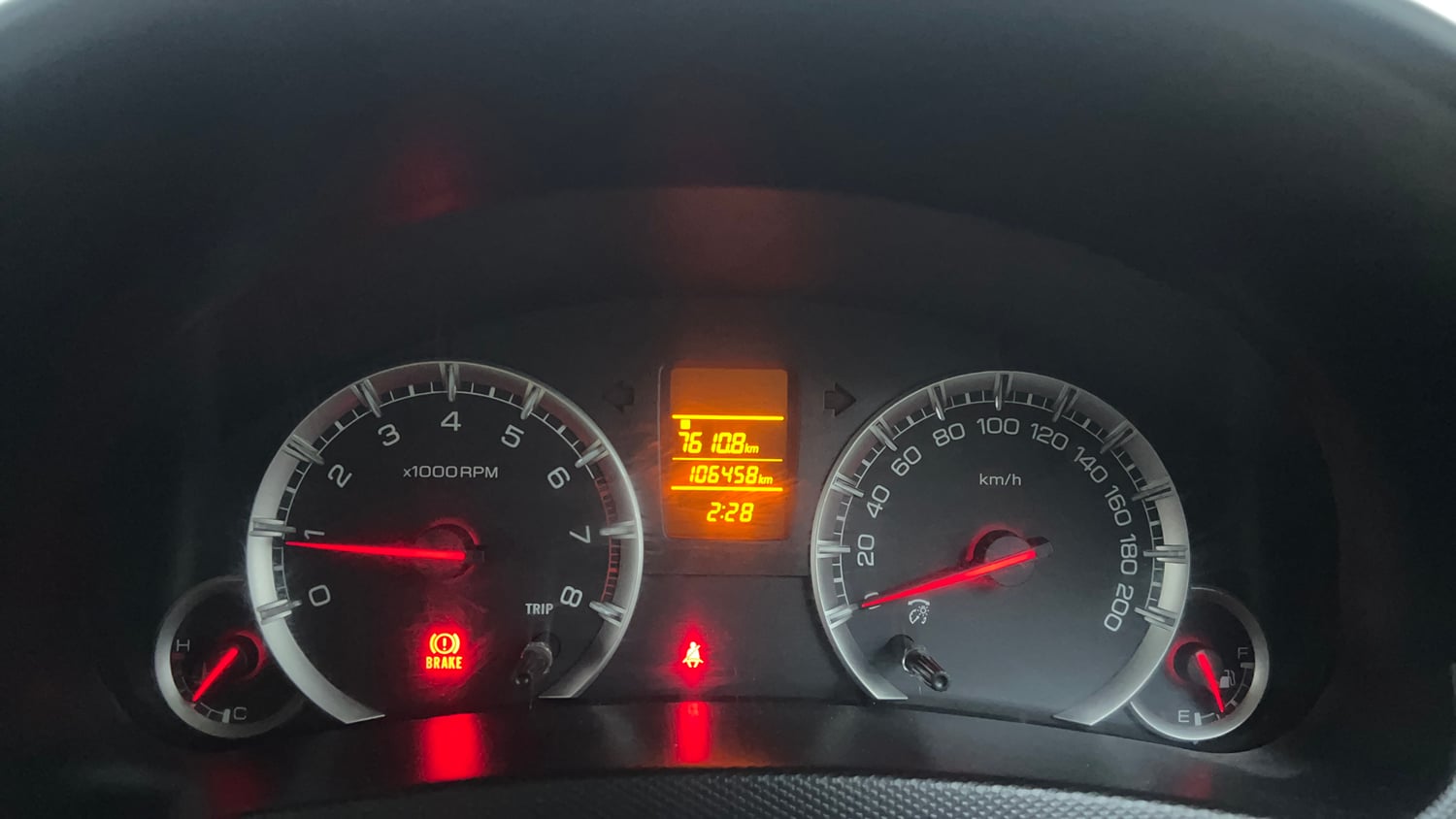 Used 2016 Maruti Suzuki Swift Dzire VXI Petrol Manual interior CLUSTERMETER VIEW