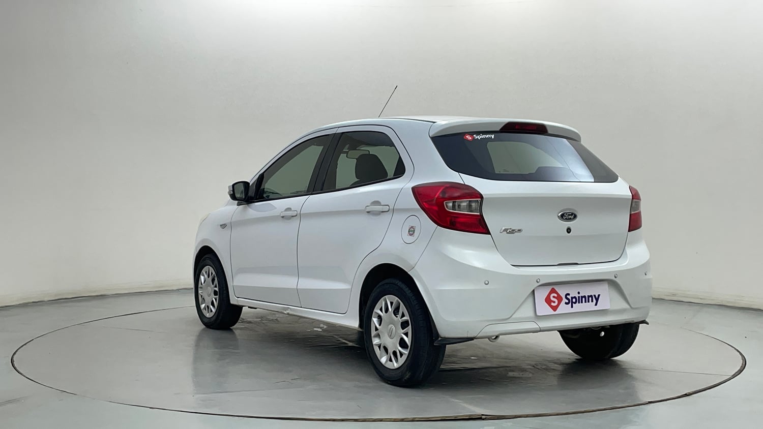 Used 2017 Ford Figo Trend 1.2 Ti-VCT Petrol Manual exterior LEFT REAR CORNER VIEW