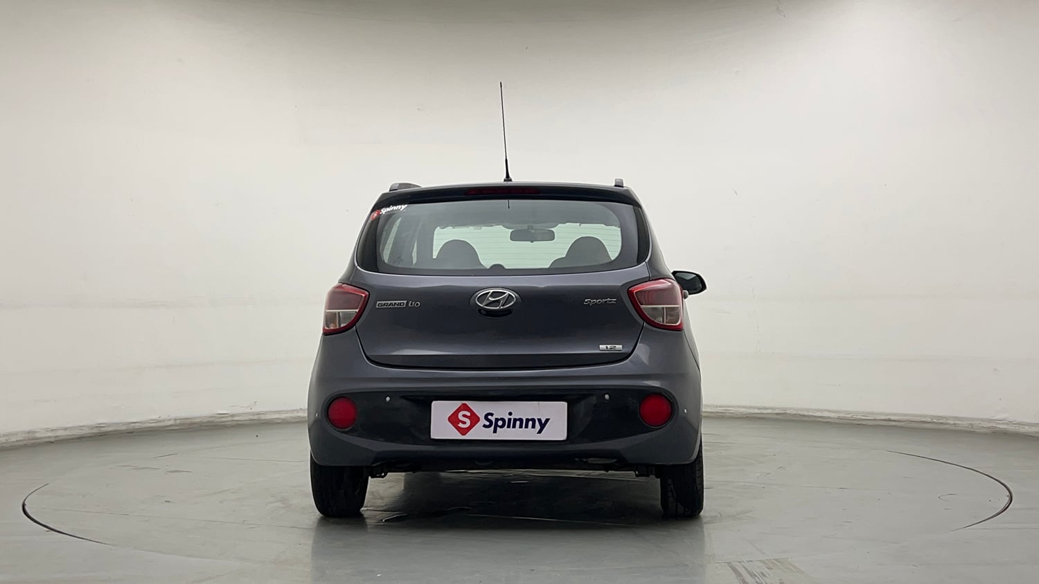Used 2017 Hyundai Grand i10 Sportz (O) 1.2 kappa VTVT CNG (Outside Fitted) Cng Manual exterior BACK VIEW