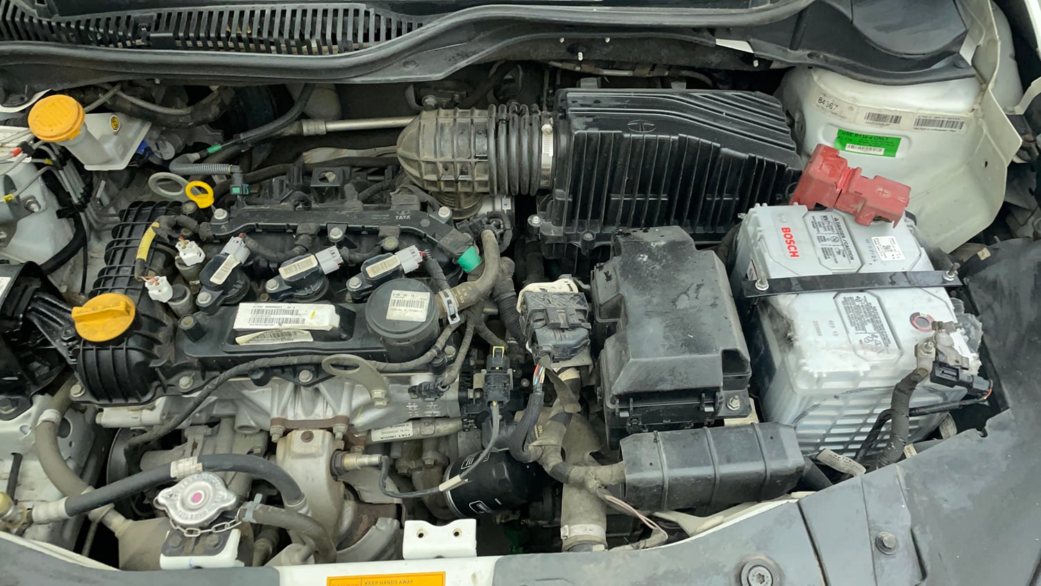 Used 2022 Tata Altroz XZA Petrol Petrol Automatic engine ENGINE LEFT SIDE VIEW