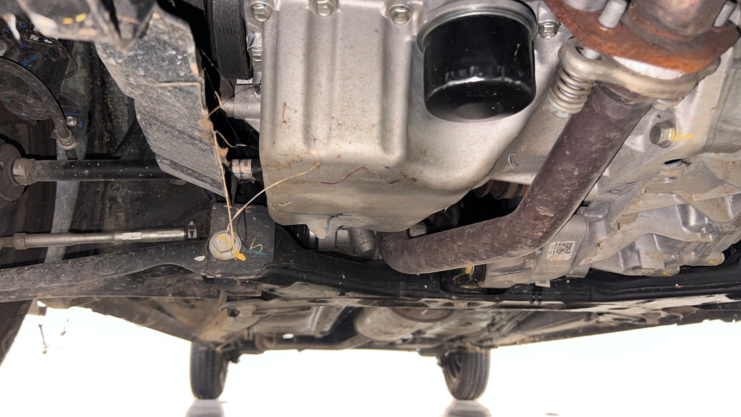 Used 2023 Maruti Suzuki Alto K10 VXi Plus AGS Petrol Automatic extra FRONT LEFT UNDERBODY VIEW