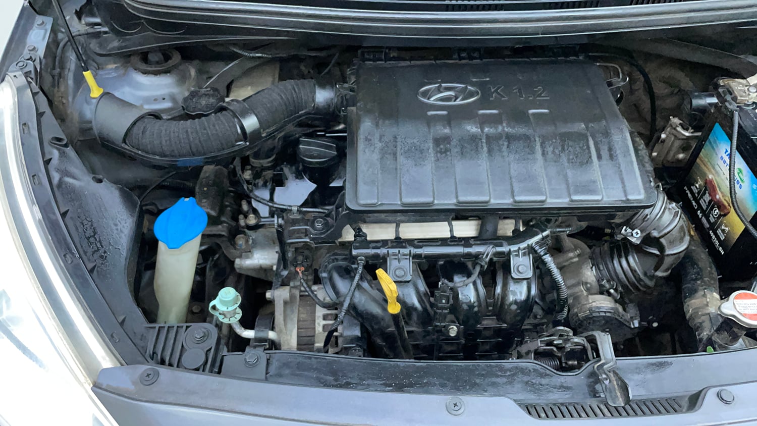 Used 2017 Hyundai Grand i10 Asta 1.2 Kappa VTVT Petrol Manual engine ENGINE RIGHT SIDE VIEW