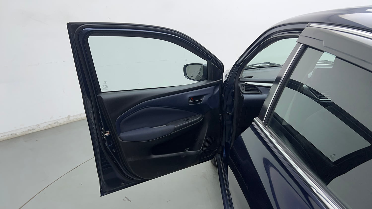 Used 2022 Maruti Suzuki Baleno Delta MT Petrol Manual interior LEFT FRONT DOOR OPEN VIEW