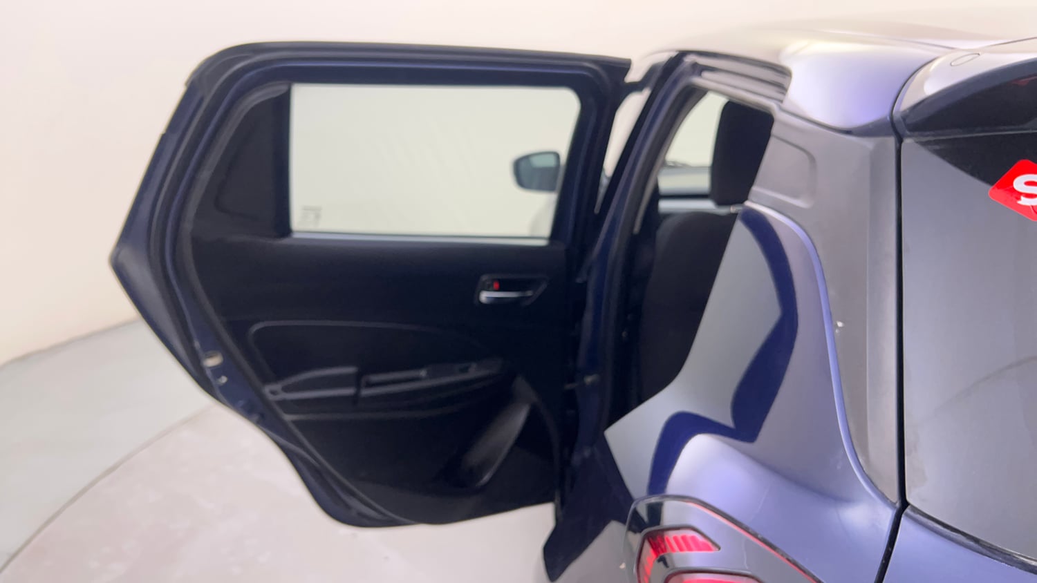 Used 2018 Maruti Suzuki Swift ZXi AMT Petrol Automatic interior LEFT REAR DOOR OPEN VIEW