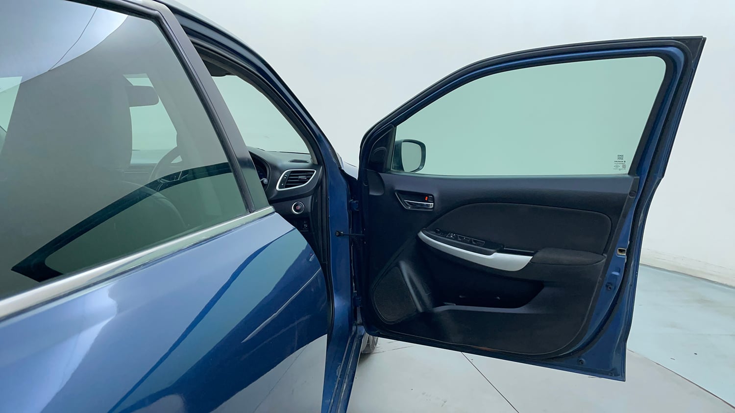 Used 2017 Maruti Suzuki Baleno Zeta 1.2 AT Petrol Automatic interior RIGHT FRONT DOOR OPEN VIEW
