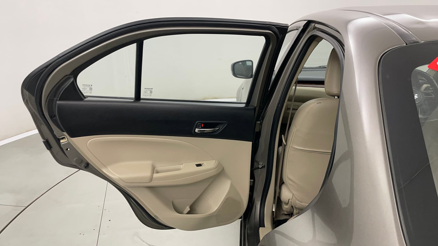 Used 2018 Maruti Suzuki Dzire VXi Petrol Manual interior LEFT REAR DOOR OPEN VIEW